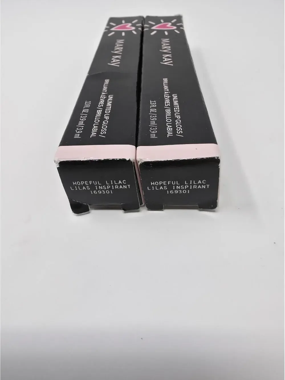 Lot Of 2 New Mary Kay Unlimited Lip Gloss Hopeful Lilac 169301 LIMITED EDITION